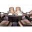 Algird 6 - Person Wicker Patio Dining Set with Oval Table , Cushions Included