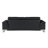 Black Modern Genuine Leather Sofa-33133432
