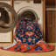 Machine Washable Tabriz Brown Area Rug-1568356345