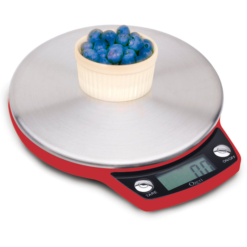 Ozeri Precision Pro Digital Kitchen Scale, Red