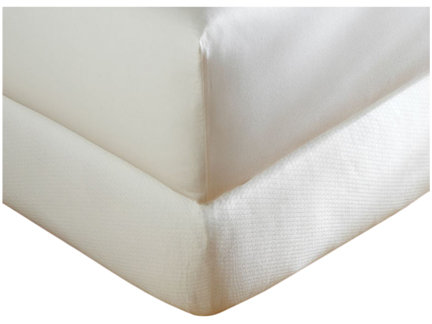 Basics Box Spring Cover, White, King