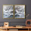 ABSTRACT Series CDLX III - Reproduction encadrée de qualité supérieure - prête à être accrochée - aucun clou requis - aucun clou requis-1375941487-1375941484