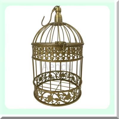 Vintage Metal Bird Cage for Home and Event Decor