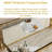 Vaili 51" L x 27.5" W 2-Tier Rectangular Tempered Glass Top Coffee Table for Living Room-792300850
