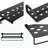 2 Piece Iron Floating Shelf with Towel Bar-1767596091