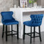 Tabouret de comptoir rembourré 26,70 po Tevy-1005414986-983889690