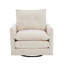 Fauteuil demi-tonneau pivotant avec mousse à mémoire de forme et chenille - rotation à 360 °-469675148-469675151