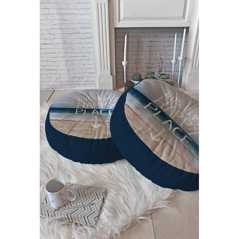 Coussin de sol, H 26 po x l 26 po x P 7 po
