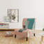 Fauteuil de chambre à motif géométrique à motif hexagonal I - transitionnel-46365137