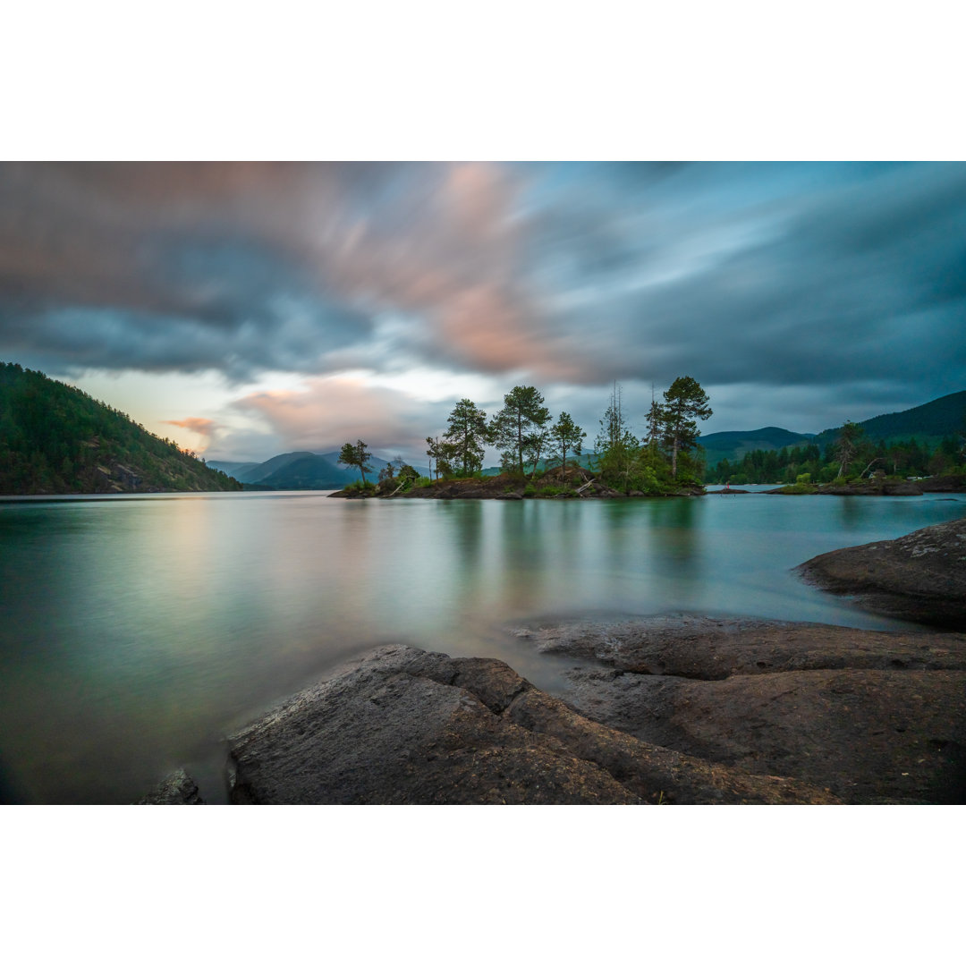 Gordon Bay Lake Cowichan von Davemantel - Drucken