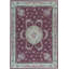 Hand-Knotted High-Quality Wine and Beige Area Rug