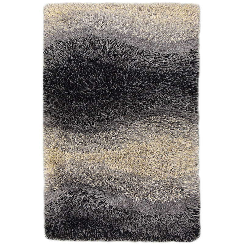 Wellnes Hand Woven Shag Area Rug, Rectangle 140 x 200cm