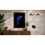 Neon Dolphin Leap Modern - Framed Print-255164971-255164964