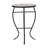 Modern Accent Table With Tile Mosaic Detail And Heavy-duty Metal Frame, 14" Width X Depth 21.25" Height, Yellow Red Ceramic, Assembly Required Radiant Side Element Iron Foundation, 21.25", + Ceramic