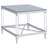 Issabella Glass Top End Table