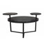 Table basse moderne avec deux tablettes