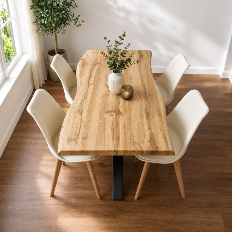 4 - Person Dining Set, 75cm H x 77cm W x 140cm D