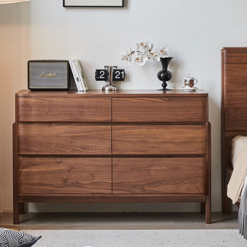 Walnut Solid Wood Accent Cabinet