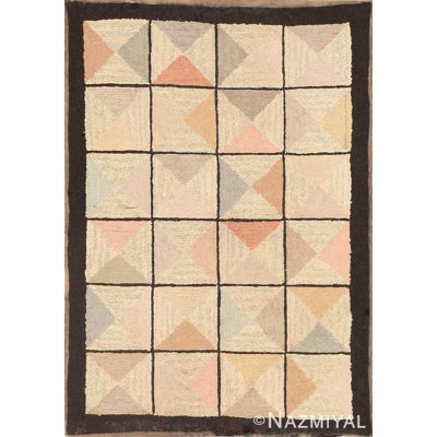 Tapis antique American Hooked