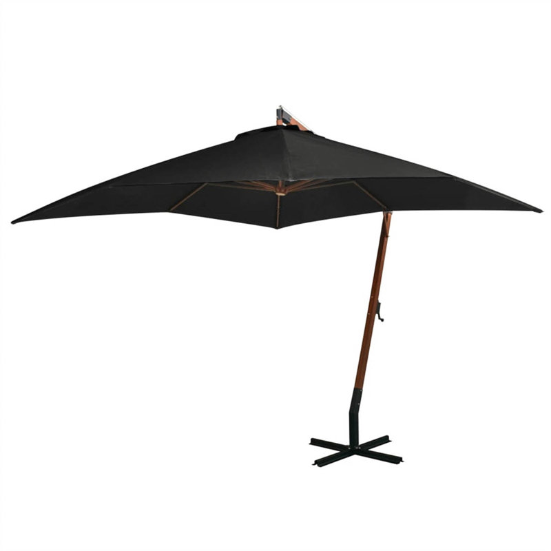 Reign 300cm Cantilever Parasol, Black