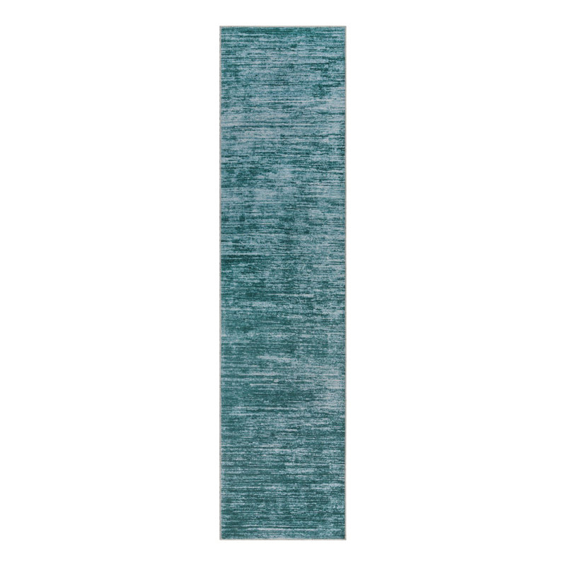 Tapis bleu Montalvo, Tapis de couloir 2 pi 6 po x 10 pi