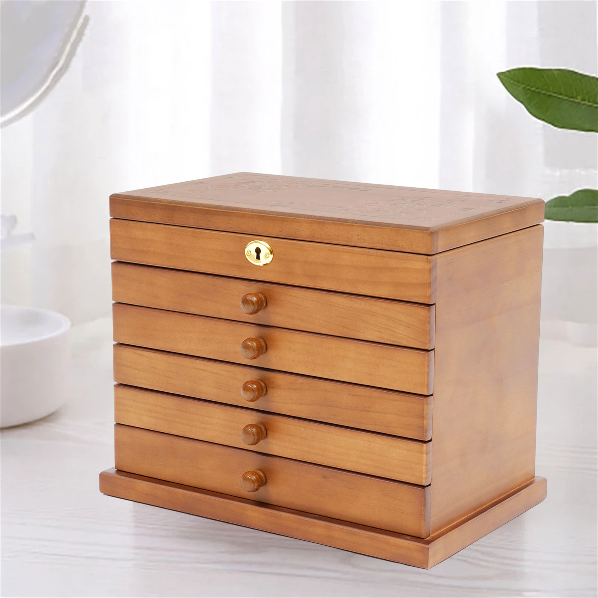 modern wood jewelry box