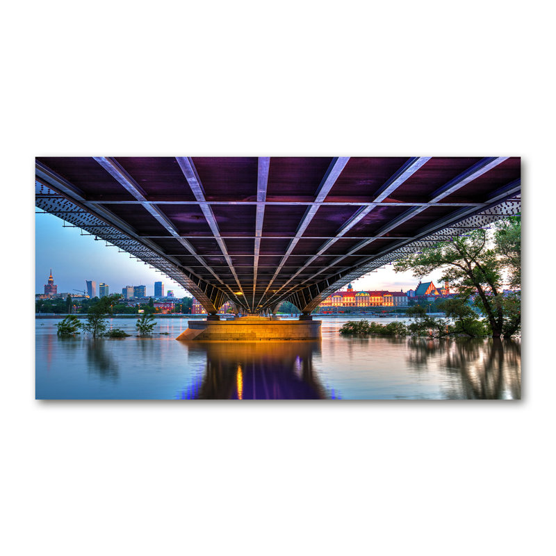 Bridge In Warsaw - Wrapped Canvas Print