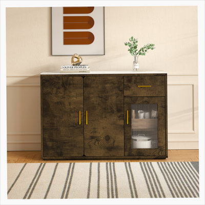 Storage Cabinet, Buffet Cabinet, Sideboard And Buffet Storage with Door Buffet Sideboard