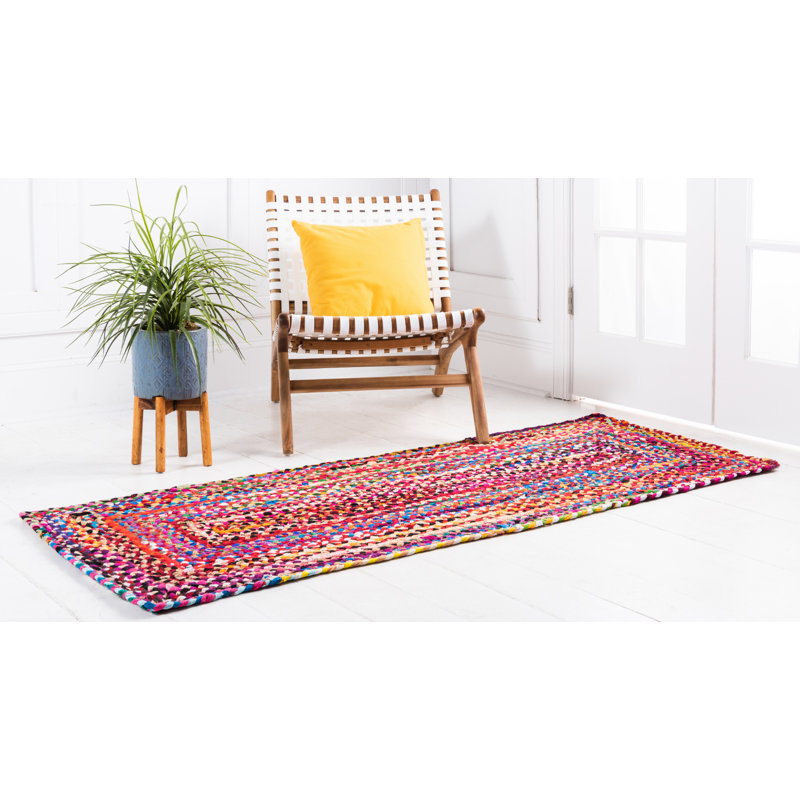Marcantel Performance Cotton Abstract Indoor Rug, Runner 2'7" x 6'1"