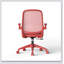 Chaise de bureau ergonomique avec dossier en maille, mousse intégrée, accoudoirs rabattables et capacité de charge de 159 kg pour une utilisation confortable à la maison ou au bureau.-1937169622-1937169623