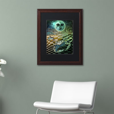 «Jadaya Art Nouveau Zodiac Cancer», impression encadrée