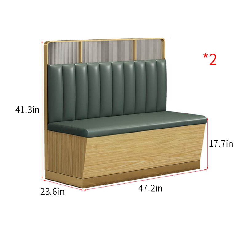 Banc rembourré en similicuir
