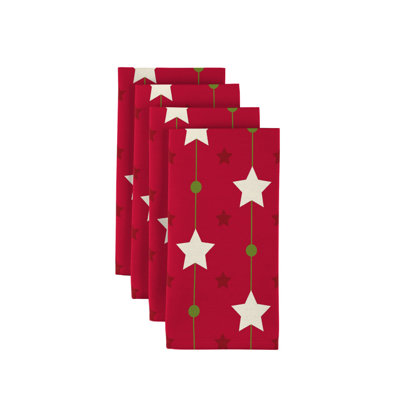 Polyester Geometric Square Napkin