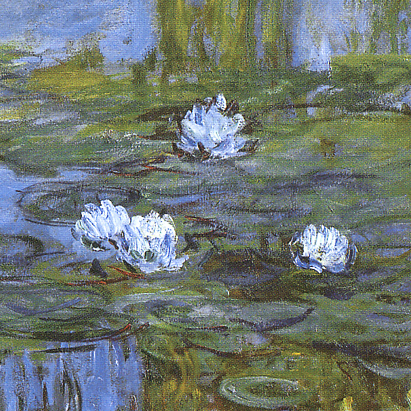 Water Lilies, 1915 Print by Claude Monet, 15.75" H x 17.25" W x 1.875" D