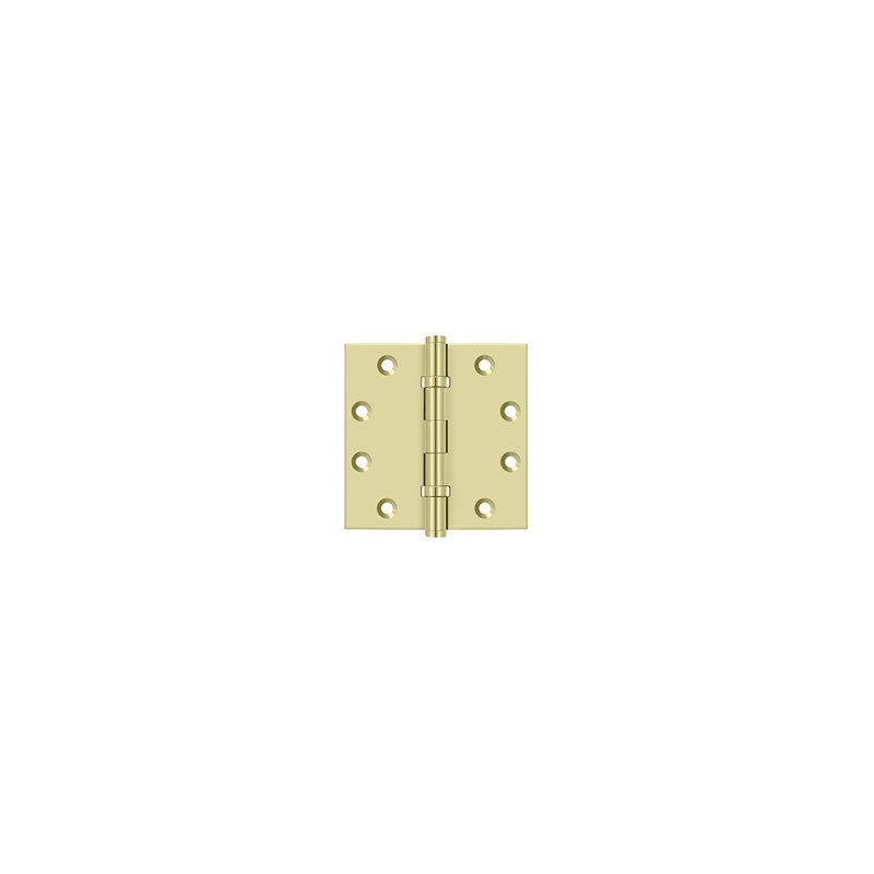 102'' x 102'' Butt Bearing Hinge, Unlacruered Brass