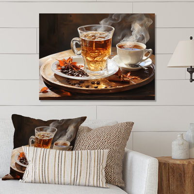 Cuban Coffee Brown II - Reproduction d'aliments et de boissons sur métal