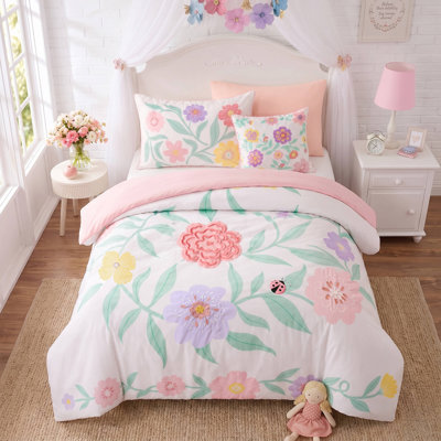 Floral 4PCS Comforter Set