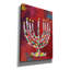 «Colorful Menorah» par Linda Woods, art mural sur toile-24810554