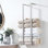 Porte-serviettes pour mur de salle de bain, pour ranger serviettes, peignoirs, porte-serviettes avec crochets