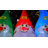 Christmas Inflatable 7.5 FT Long Gnome Inflatables Three Midgets Holding Hands with Built-in LEDs