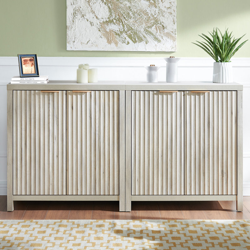 Buffet 61 "Nicolee, Chêne gris-beige