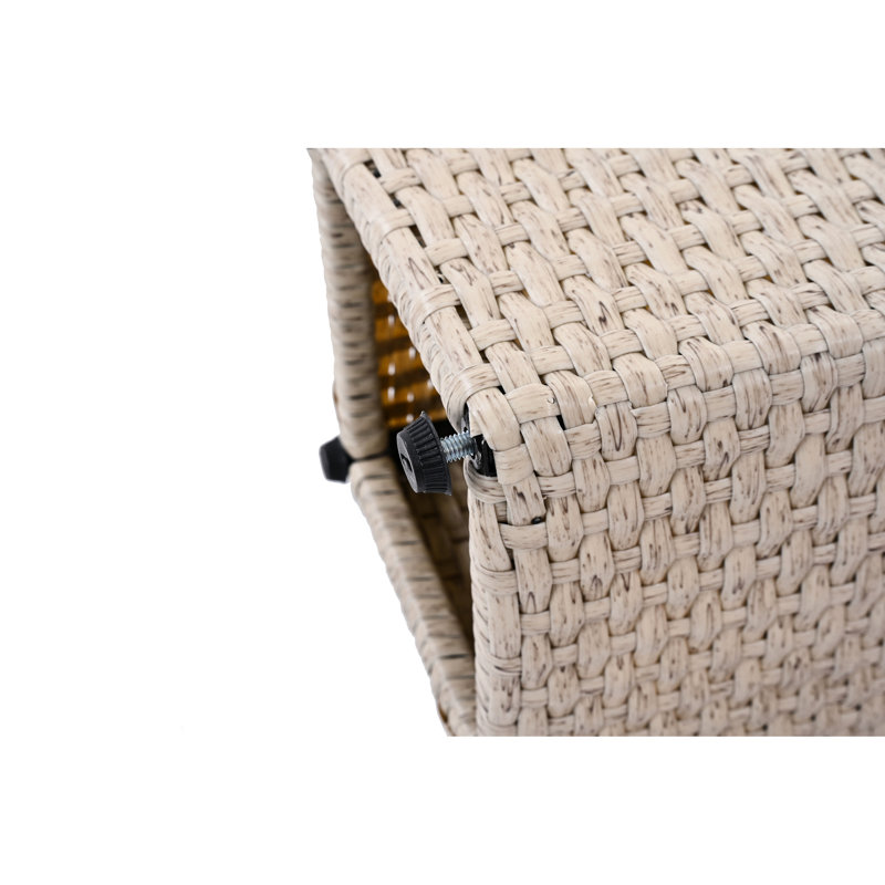 Beige Pe Flower Pots 2 Outdoor Use To Spruce Up Patio With Drainage And No Assembly Required