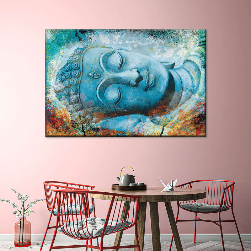 " Relaxed Sleeping Buddha " by NirvanaDesigns, 30" H x 45" W x 1.25" D