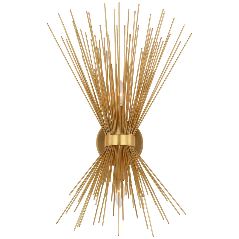 Strada 2 - Light Flush Mounted Sconce, Gild