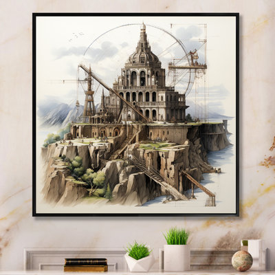 " Analytic Drawing Of A Monuments I "