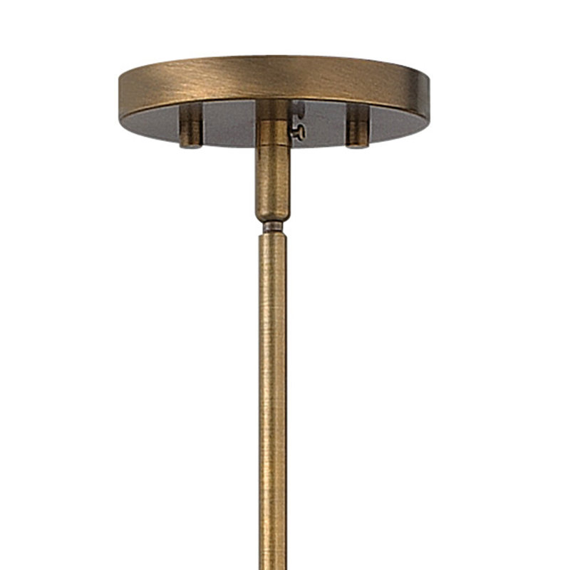 Luminaire suspendu géométrique simple à 1 lumière