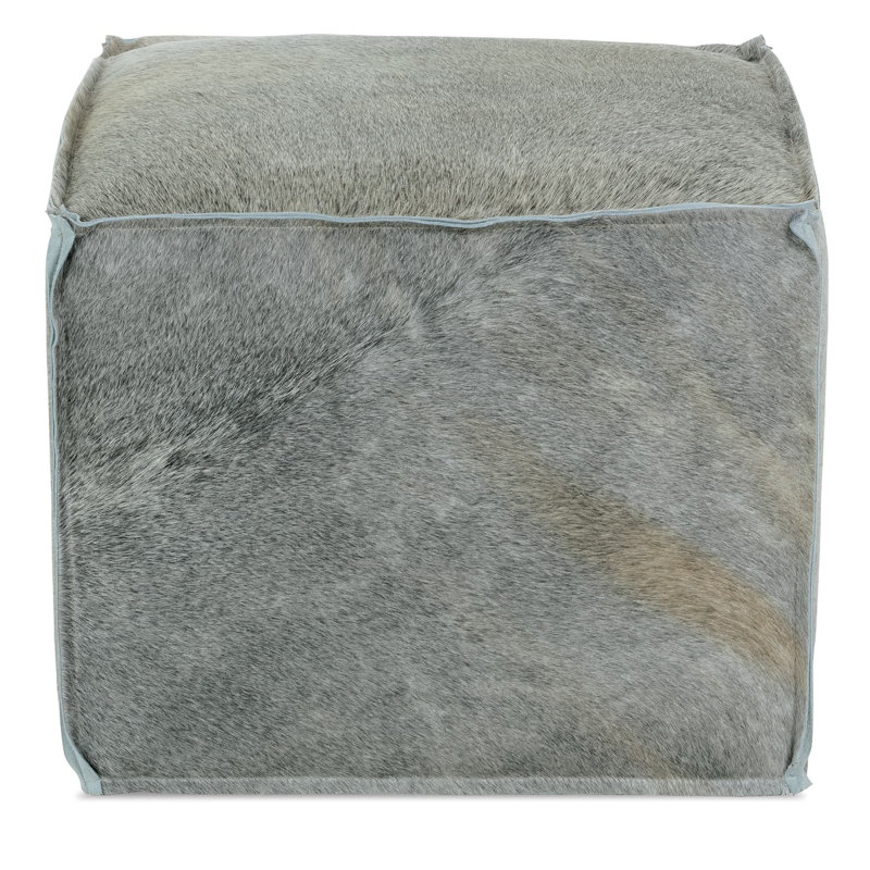 Hair On Hide Ottoman