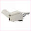 Fauteuil inclinable électrique inclinable pour personnes âgées, canapé simple classique avec repose-pieds allongé, 2 porte-gobelets, poches latérales, télécommande | Gris clair | Velours flocon de neige-973260249