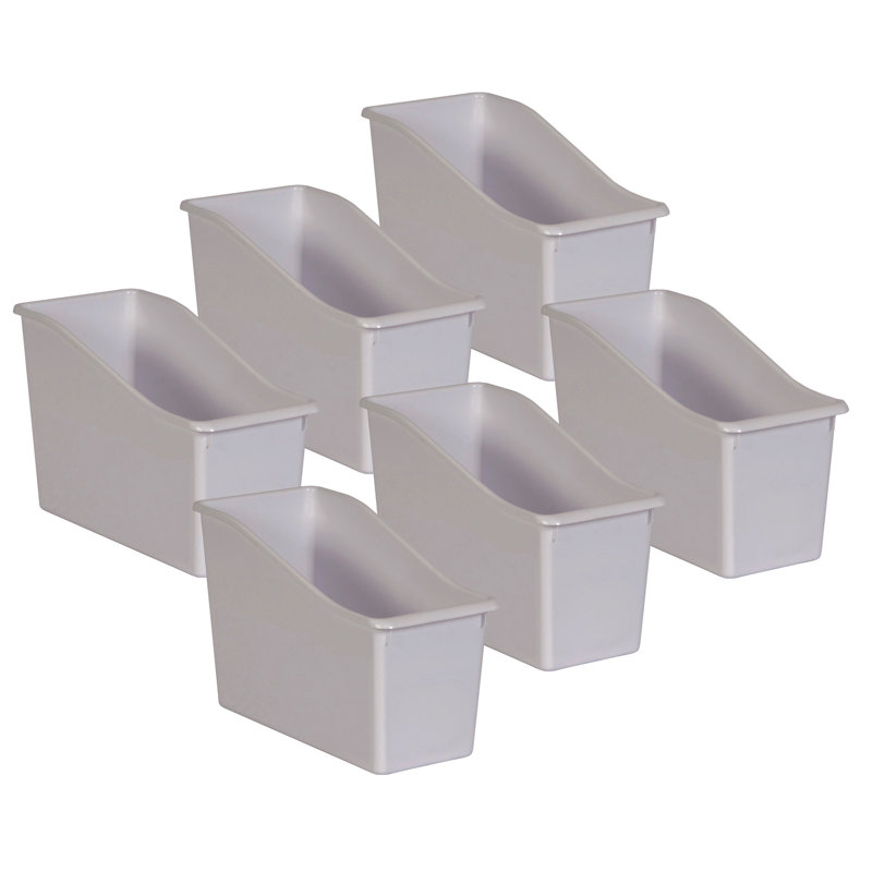 Rebrilliant Plastic Decorative Bin, White