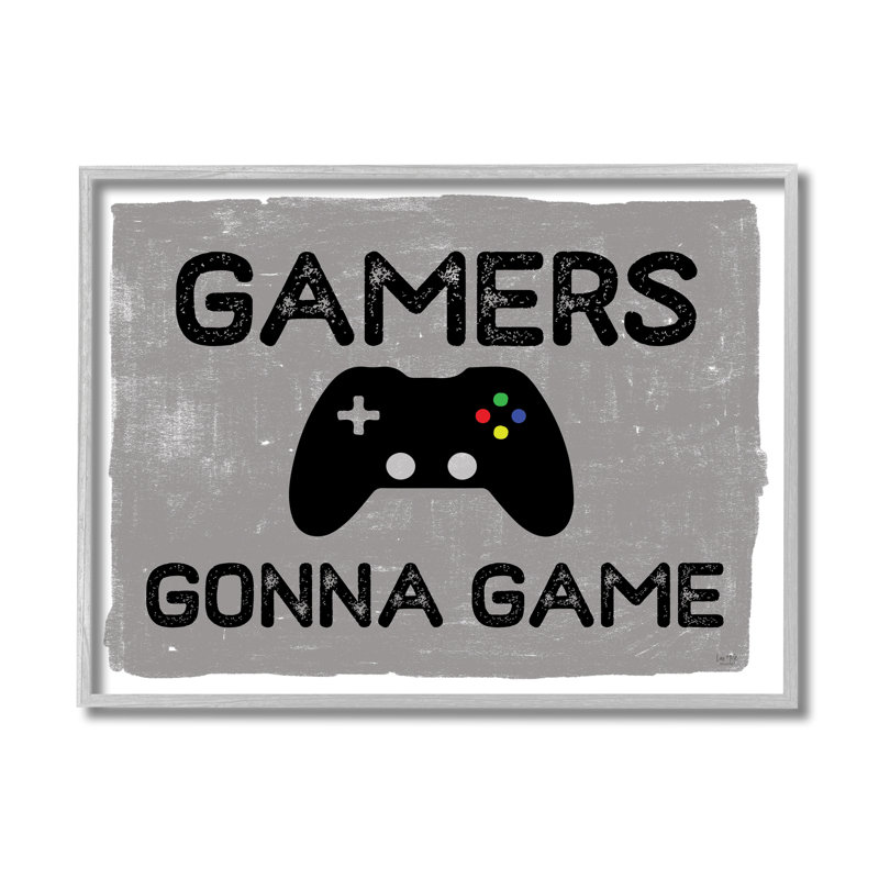 Moteurs de jeu Gamers Gonna, Estampe numérique Farmhouse, H 11 po x l 14 po x P 1,5 po